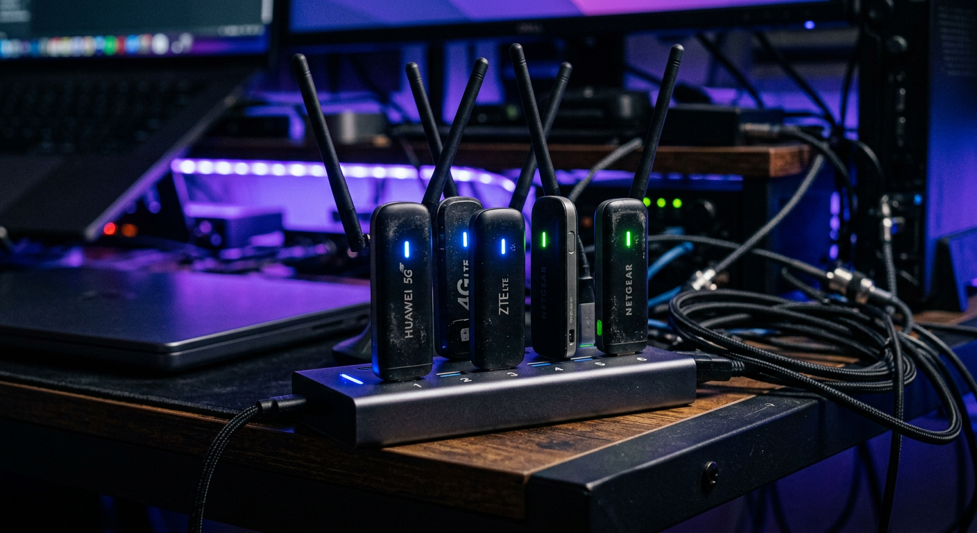 ProxyStyler infrastructure - 4G/5G modems