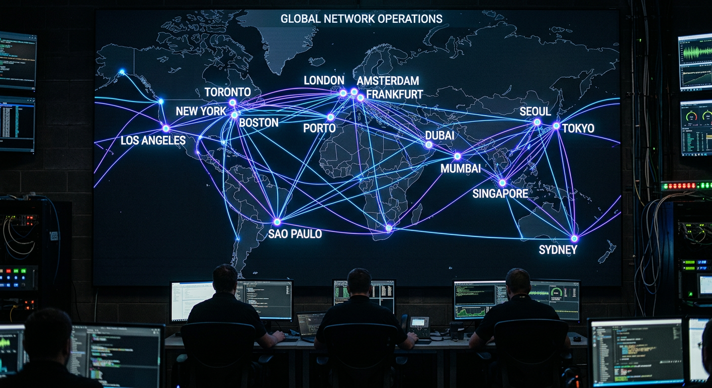 ProxyStyler infrastructure - global network